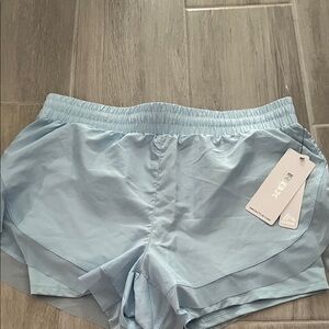 RBX Women's Athletic Shorts in Light Blue